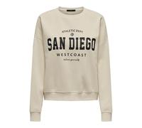ONLY Damen Onlsweat L/S Crew Oversize State SWT Sweatshirt, Birch, XS