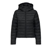 ONLY Damen Onltahia Lw Quilted Hood JKT Cc OTW, Black, xx_l