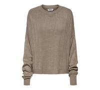 Only Pullover Für Frauen Frau Tess Ls O-neck Knt Braun L