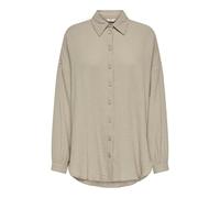 ONLY Damen ONLTHYRA Oversized Shirt NOOS WVN 15267998,Oxford Tan,XL