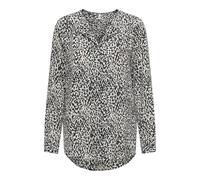 ONLY Damen Onltiana Life L/S Loose Shirt Ptm, Black, X-Small