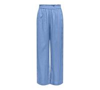 ONLY Damen ONLTOKYO HW Linen Blend Pant PNT NOOS Leinenhose 15259590 ,Azurine ,XS / 32L