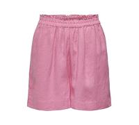 ONLY Damen Onltokyo Hw Linen Blend Shorts Pnt Noos, Sachet Pink, XL