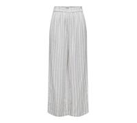 ONLY Damen Onltokyo Hw Linen Blend Stripe PNT Noos, Bright White/Stripes:cub, 3XL / 32L