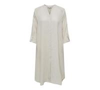 ONLY Damen Onltokyo L/S Linen Blend Dress PNT Noos, Moonbeam, L