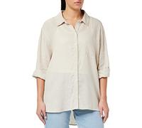 ONLY Damen Onltokyo L/S Linen Blend Shirt PNT Noos Langarmhemd Mit Normaler Passform Und Knopfverschluss 15259585,Sand,XXS