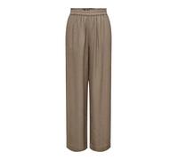 ONLY Damen Onltokyo Life Hw Linen Blend PNT Noos Straight Fit Hose Mit Hohem Bund Und Seitentaschen, Brindle, S / 32L