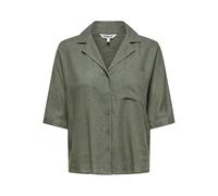 ONLY Damen Onltokyo Life Ss Linen Bl Shirt PNT Noos, Mulled Basil, Large