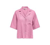 ONLY Damen Onltokyo Life Ss Linen Bl Shirt PNT Noos, Prism Pink, XXS