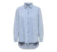 ONLY Damen Onlvera Ls Daisy Emb DNM Shirt Qyt Onlvera Ls Daisy Emb DNM Shirt Qyt (1er Pack)