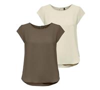 ONLY Damen Onlvic S/S AOP Top Noos Ptm T-Shirt ,38 EU, White/Aop:stilky Flower