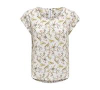 ONLY Damen Onlvic S/S AOP Top Noos Ptm, White/AOP:stilky Flower, 32