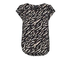 ONLY Damen Onlvic S/S AOP Top Noos WVN, Brush, 42