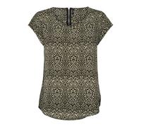 ONLY Damen Onlvic S/S AOP Top Noos WVN, Demitasse, 34