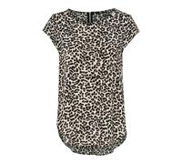 ONLY Damen Onlvic Ss AOP Top Noos Ptm, Pumice Stone/AOP:Leo AOP, 32