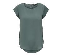 Only Kurzarm-Top ONLVIC NOOS PTM unifarben Balsam Green Größe 36