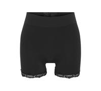 Panty ONLY "ONLVICKY LACE MINI SHORTS ACC", Damen, Gr. M/L, schwarz, Jersey, Obermaterial: 91% Polyamid, 9% Elasthan, unifarben, Unterhosen Panty, Materialmix (42065532-M) schwarz