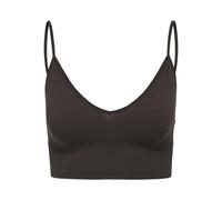 ONLY Damen Onlvicky Rib Seamless Vneck Top Noos Acc Basic-Westenoberteil Mit Dünnen Trägern Und Elastischem Bund, Seal Brown, S/M