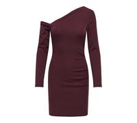ONLY Damen Onlvilla L/S Assymetric Dress Cs JRS, Cabernet, L