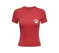 ONLY Damen Onlvivvi Life S/S Baby Tee Box JRS
