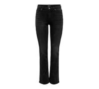 ONLY Damen Onlwauw Hw Flared Bj1097 Noos Jeans, Washed Black, S EU