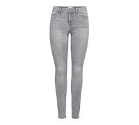 ONLY Damen Onlwauw Life Mid Sk Bb Bj694 Noos Jeans, Medium Grey Denim, XL / 32L EU
