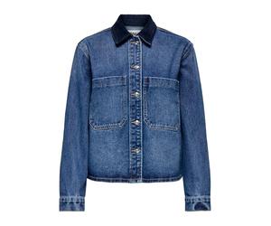 ONLY Damen Only Female Jeanshemd Onlcassie Jeanshemd Onlcassie Ls Ovs DNM Shirt Dot Noos (1er Pack)