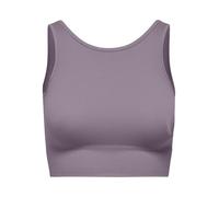 ONLY Damen Onpjaia Life Un Sl Seam Short Top Noos, Gray Ridge, X Small