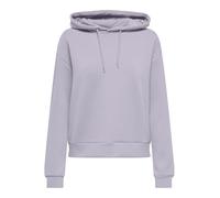 Kapuzensweatshirt ONLY PLAY "ONPLOUNGE LS HOOD SWEAT - NOOS", Damen, Gr. M, beige (evening haze), Sweatware, Obermaterial: 80% Polyester, 15% Viskose, 5% Elasthan, unifarben, sportlich, regular fit no