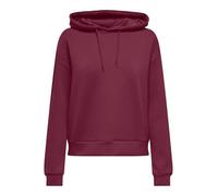 Kapuzensweatshirt ONLY PLAY "ONPLOUNGE LS HOOD SWEAT - NOOS", Damen, Gr. XL, pink (rhododendron), Sweatware, Obermaterial: 80% Polyester, 15% Viskose, 5% Elasthan, unifarben, sportlich, regular fit no
