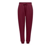 Sweathose ONLY PLAY "ONPLOUNGE HW SWEAT PNT - NOOS", Damen, Gr. S (36), N-Gr, pink (rhododendron), Sweatware, Obermaterial: 80% Polyester, 15% Viskose, 5% Elasthan, unifarben, regular fit knöchellang,