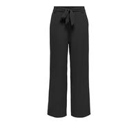 ONLY Damen Palazzo-Hose Onlnova Life Lange Stoffhose mit Gürtel 15264445 Black 36