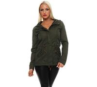 ONLY Damen Parka Jacke onlLORCA Spring Parka Jacket CC OTW, Gr. 36 (Herstellergröße: S), Grün (Grape Leaf Grape Leaf)