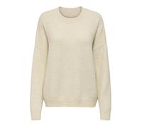 ONLY Damen Pullover ONLRENE LIFE LS O-NECK CC KNT (DE/NL/SE/PL, Alphanumerisch, L, Regular, Regular, birch)
