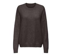 ONLY Damen Pullover ONLRENE LIFE LS O-NECK CC KNT (DE/NL/SE/PL, Alphanumerisch, S, Regular, Regular, chocolate torte)