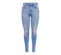 ONLY Damen Push-Up Jeans-Hose OnlPower Skinny-Fit Röhrenjeans Denim, Farbe:Blau, Jeans/Hosen Neu:XL / 32L