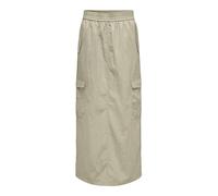 ONLY Damen Rock ONLNICOLA HW LONG CARGO SKIRT PNT (DE/NL/SE/PL, Alphanumerisch, L, Regular, Regular, silver sage)