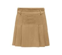 ONLY Damen Rock ONLSTINA Life HW Faux Suede Skirt PNT (DE/NL/SE/PL, Alphanumerisch, S, Regular, Regular, Toasted Coconut)