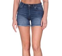 Only Jeansshorts »ONLBLUSH LIFE RAW«, dark blue denim