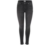 ONLY Damen Skinny Jeans, Schwarz (Black Denim Black Denim), XL
