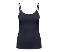 ONLY Damen Spaghetti-Top - ONLEA NEW SINGLET JRS, Unterhemd, Stretch Blau XL