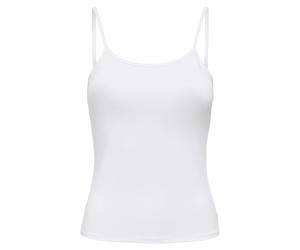ONLY Damen Spaghetti-Top - ONLEA NEW SINGLET JRS, Unterhemd, Stretch S Weiß