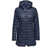 ONLY Damen Steppjacke Jacke onlTAHOE AW Hooded Coat CC OTW 15136107, Gr. 36 (Herstellergröße: S), Blau (Sky Captain Detail:Lining Ombre Blue)