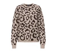 ONLJADE ANIMAL LS O-NECK KNT NOOS XS