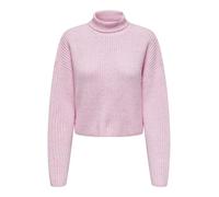 ONLY Damen Strickpullover ONLMELANIE L/S Rollneck Pullover KNT 15321177,Pink Lady,XL