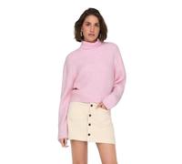 ONLY Damen Strickpullover ONLMELANIE L/S Rollneck Pullover KNT 15321177,Pink Lady,XXL