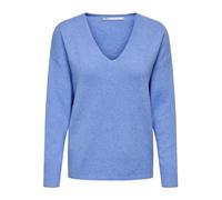 Only ONLRICA LIFE L/S V-NECK S Provence Melange 15224360 (779147) Blau S