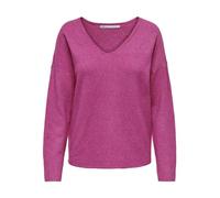 Only ONLRICA LIFE L/S V-NECK S Raspberry Rose Melange 15224360 (839205) Pink S