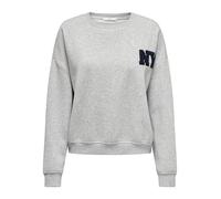 ONLY Damen Sweatshirt | Locker geschnitten fit, Langarm, Kurz, Casual, Bei max. 30 grad im schongang waschen