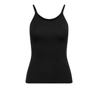 ONLY Damen T-Shirt onlLOVE Strap Singlet, Einfarbig, Gr. 42 (Herstellergröße: XL), Schwarz